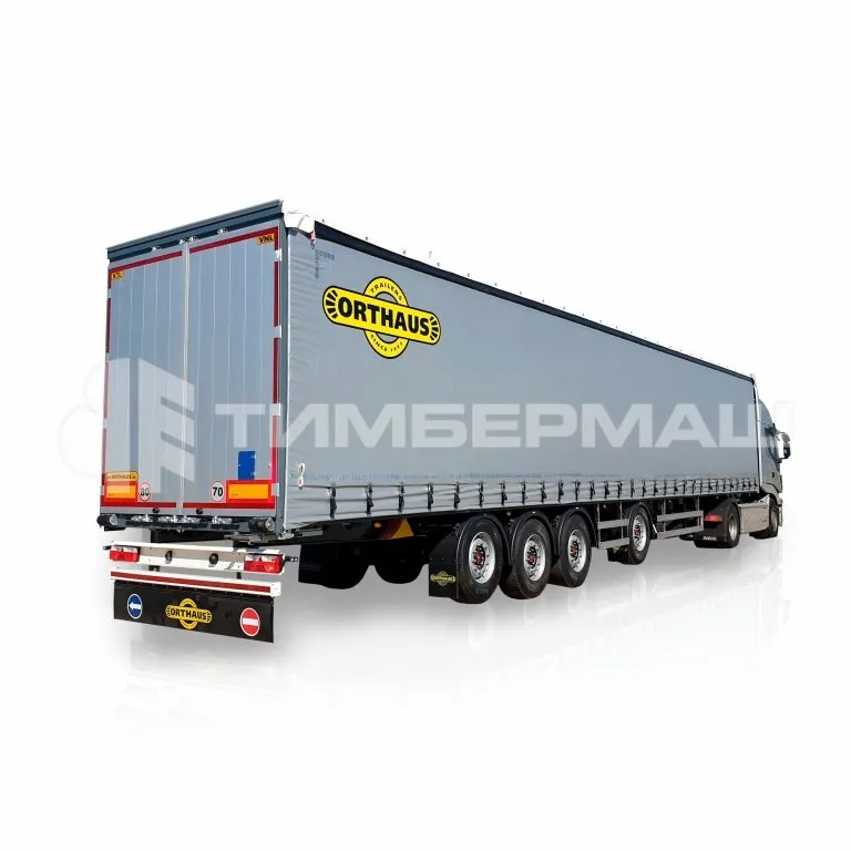 Шторный полуприцеп Orthaus CGS V40 16,7 м 4 оси фото 1